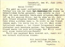 1936 Olympische Spiele Berlin / Olympic Games in Berlin. advertisement card s: Georg Fritz