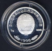 Észak-Korea 1995. 100W Ag "Labdarúgó VB" T:PP