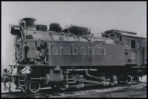 13 db mai nagyítás régi mozdonyokról, 10x15 cm