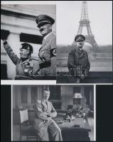 3 db mai nagyítás Adolf Hitlerről, 10x15 cm