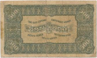 1923. 500K nyomdahely jelölés nélkül T:III-