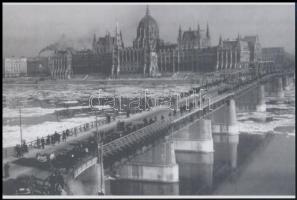 Budapest, Kossuth híd, 5 db mai nagyítás, 10x15 cm