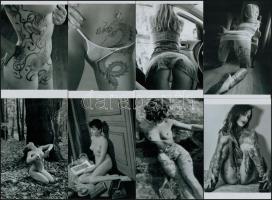 Szolidan erotikus fényképek, 13 db mai nagyítás, 10x15 cm