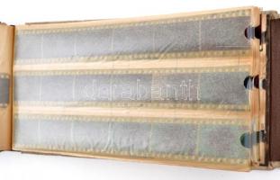 cca 1944 Privát felvételek negatív gyűjteménye, 2 db negatívtartó albumba rendezve, sok helyszínen, ...