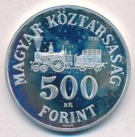 1991. 500Ft Ag "Széchenyi István" tanúsítvánnyal T:1 (eredetileg PP) 
Adamo EM122