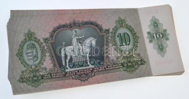 1936. 10P "B 450" (30x) majdnem végig sorszámkövető sorozat (5+6+17) T:I,I-