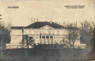 1930 Soborsin, Savarsin; Hunyadi gróf kastély / Castelul Contele Hunyady / castle. photo