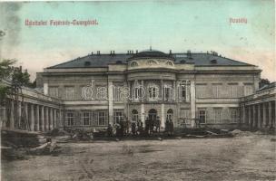 1909 Fehérvárcsurgó, Fejérvár-Csurgó; kastély építkezés (fa)