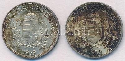 1939. 1P Ag (2x) T:1-,2 patina
Adamo P6