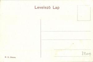 1909 Ada Kaleh, Várkapu / Eingangs-Thor / castle entry gate (kis szakadás / small tear)