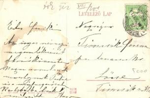 1912 Miskolctapolca, Görömbölytapolca, Görömbölyi Tapolcafürdő; vendéglő. Fodor Zoltán kiadása (EK)