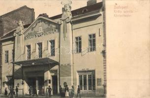 Budapest VII. Király színház. Király utca 71. Taussig Arthur kiadása