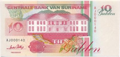 Suriname 1996. 10G T:I Suriname 1996. 10 Gulden C:UNC