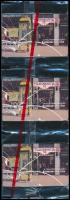 1992 3 db Vandalism telefonkártya, összefüggő, bontatlan csomagolásban