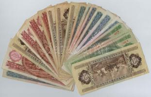 20db-os vegyes magyar forint bankjegy tétel T:III