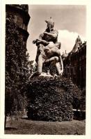 Budapest V. Szabadság tér, Trianon szoborcsoport, irredenta - 4 db régi lap Észak, Dél, Kelet, Nyuga...