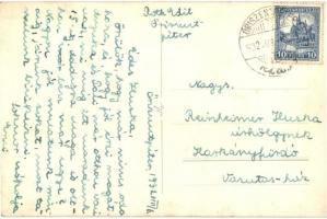 1932 Őriszentpéter, falu részlet a Zala fürdővel. photo