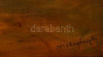 Mednyánszky jelzéssel: Házikó. Olaj, vászon, foltos, keretben, 66×51 cm