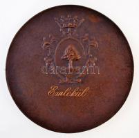 Szabó Iván (1913-1998) 1968. "Nagykőrös 1368-1968" kétoldalas Br plakett, hátoldalon graví...