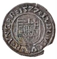 1527L-K Denár Ag II. Lajos (0,49g) T:2 kis peremhiány Hungary 1527L-K Denari Ag Louis II (0,49g) C:XF small part of edge missing Huszár: 841., Unger I.: 673.u