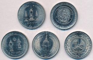 Thaiföld 1979-1982. 10B Ni (5xklf) T:1-,2
Thailand 1979-1982. 10 Baht Ni (5xdiff) C:AU,XF