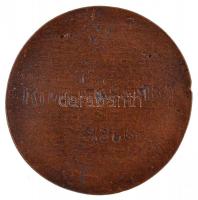 1986 "Iványi-Grünwald Béla" öntött Br plakett, hátoldalon vésve (64,5mm) T:2