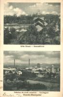 Marosújvár, Ocna Mures; Baia libera, Fabrica de soda caustica / Strandfürdő, Szódagyár. Kiadja Filip Banciu / swimming pool, lido, caustic soda factory (EK)