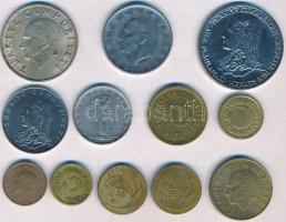 Törökország 1922-1995. 5k-1000L (12xklf) T:1-,2 Turkey 1922-1995. 5 Kurush - 1000 Lira (12xdiff) C:AU,XF