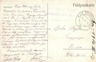 Wehrkanone der K.u.K. 29. I. T. D. zugunsten der Kriegs-Witwen und Waisen der II. Armee / WWI Austro...