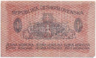 Csehszlovákia 1919. 1K T:III 
Czechoslovakia 1919. 1 Koruna C:F 
Krause 6.a