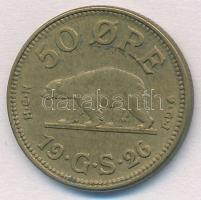 Grönland / Dán gyarmat 1926. 50ö Al-Br T:1-,2 Greenland / Danis colony 1926. 50 Ore Al-Br C:AU,XF Krause KM#7