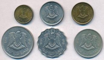Líbia 1975. 1d-100d (6xklf) T:1-
Libya 1975. 1 Dirham - 100 Dirhams (6xdiff) C:AU