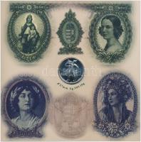 2007. 1Ft-100Ft (8xklf) "Berán Lajos és a pengő" forgalmi sor, benne "Berán Lajos és ...