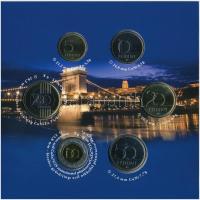 2009. 5Ft-200Ft (6xklf) "Lánchíd" forgalmi sor szettben T:BU Adamo FO43