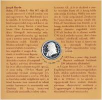 2009. 5Ft-200Ft "Haydn" (7xklf) forgalmi érme sor, benne "Joseph Haydn" Ag emlék...