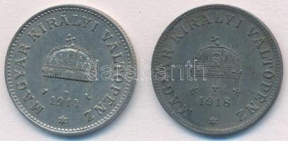 1914KB 20f Ni + 1918KB 20f Fe T:2