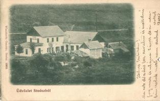 1904 Stoósz, Stos; Komporday Késgyára / knife factory (b)