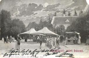 1901 Galgóc, Hlohovec; Vári búcsú, piac. Szold Jakab kiadása / castle fair, market (EM)