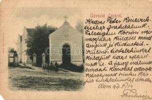 1899 Léva, Levice; templom kapu / church gate (EM)