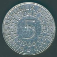 NSZK 1966D 5M Ag T:3+