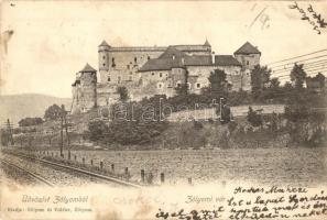 1904 Zólyom, Zvolen; vár, vasúti sín / castle, railway track (Rb)