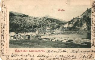 1899 Lucatő, Lucsatin, Lucatín; árvíz. Lechnitzky . 6. / flood (EM)