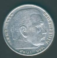 Német 3. Birodalom 1936A 5M Ag "Hindenburg" T:2/3