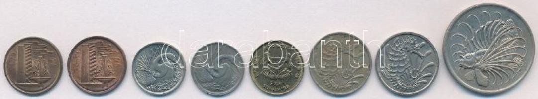 Szingapúr 1967-2000. 1c-50c (8xklf) T:1-,2
Singapore 1967-2000. 1 Cent - 50 Cents (8xdiff) C:AU,XF