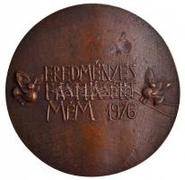 Ligeti Erika (1934-2004) 1976. "Eredményes fásításért MÉM 1976" kétoldalas Br plakett (277...