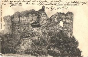 1902 Ipolyság, Sahy; Drégely vára. Kanyó A. utóda kiadása / castle ruins (EB)
