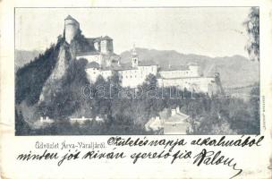 1901 Árvaváralja, Oravsky Zámok (od Juhovychodu); vár / castle / Schloss (szakadás / tear)