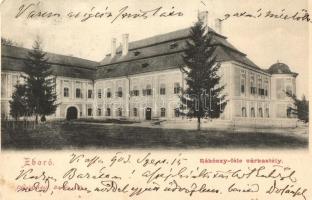 1903 Zboró, Zborov; Rákóczi kastély. Kiadja Divald Adolf / castle (EB)