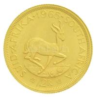 Dél-Afrika 1965. 2R Au (8g/0.917) T:1-
South Africa 1965. 2 Rand Au (8g/0.917) C:AU
Krause KM#64