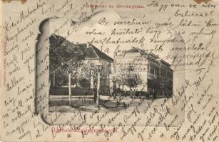 1908 Zalaegerszeg, Deák tér és a törvényház. Kiadja Breisach Sámuel (fl)